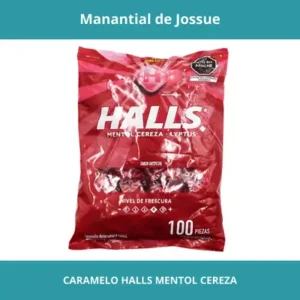 CARAMELO HALLS MENTOL CEREZA X100UN