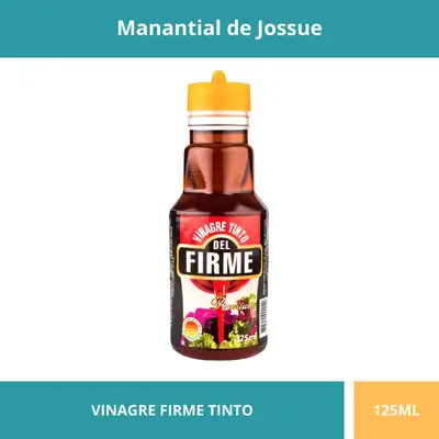 VINAGRE FIRME TINTO DE125ML X6UN