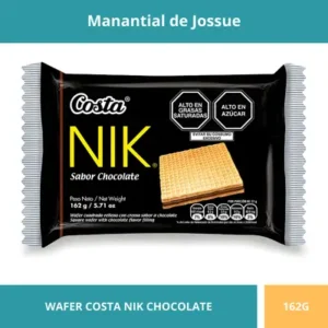 WAFER COSTA NIK CHOCOLATE 162G X6