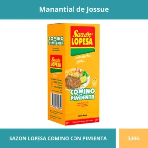 SAZON LOPESA COMINO CON PIMIENTA 330G 66UN
