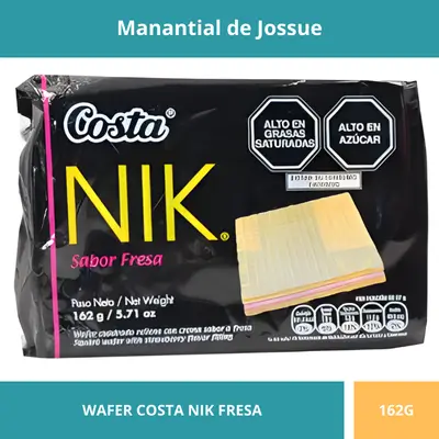 WAFER COSTA NIK FRESA 162G X6UN
