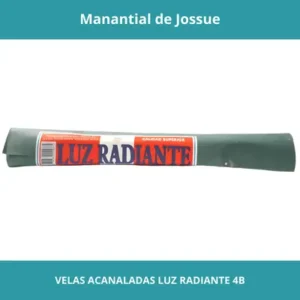 VELAS ACANALADAS LUZ RADIANTE 4B X50UN