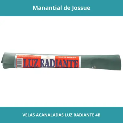 VELAS ACANALADAS LUZ RADIANTE 4B X50UN