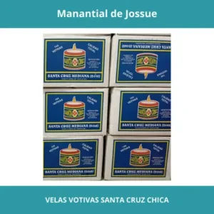 VELAS VOTIVAS SANTA CRUZ CHICA 24X6