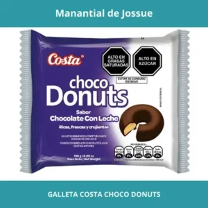 GALLETA COSTA CHOCO DONUTS X6UN