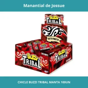 CHICLE BUZZI TRIBAL MENTA 100UN