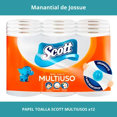P/SCOTT TOALLA MULTIU. X12UN