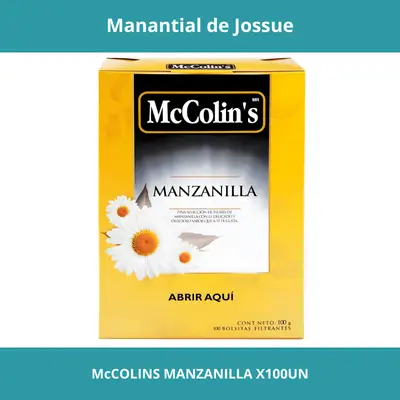 McCOLINS MANZANILLA X100UN