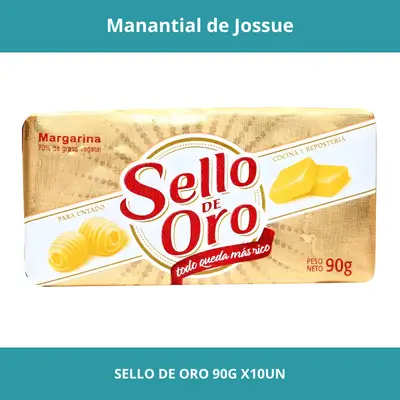 SELLO DE ORO 90G X10UN