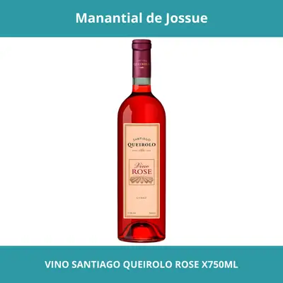 VINO SANTIAGO QUEIROLO ROSE X750ML