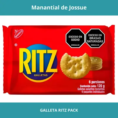 GALLETA RITZ PACK X6UN 120G