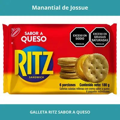 GALLETA RITZ SABOR A QUESO X180G