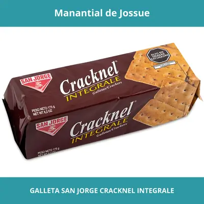 GALLETA SAN JORGE CRACKNEL INTEGRALE 175G x6