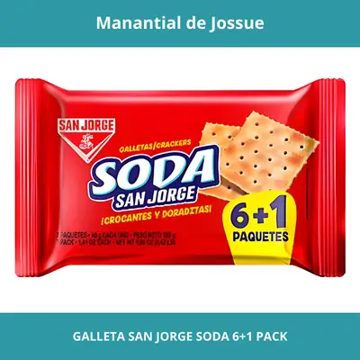 GALLETA SAN JORGE SODA 6+1PACK