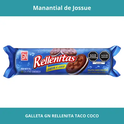 GALLETA GN RELLENITA TACO COCO 90G X6UN