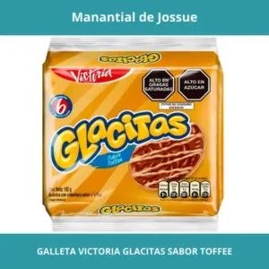 GALLETA VICTORIA GLACITAS SABOR TOFFEE PACK X6