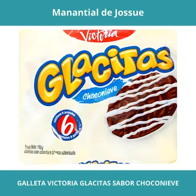 GALLETA VICTORIA GLACITAS SABOR CHOCONIEVE PACK X6