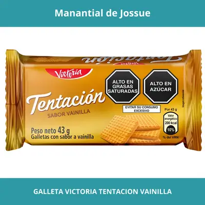 GALLETA VICTORIA TENTACION VAINILLA PACK X6