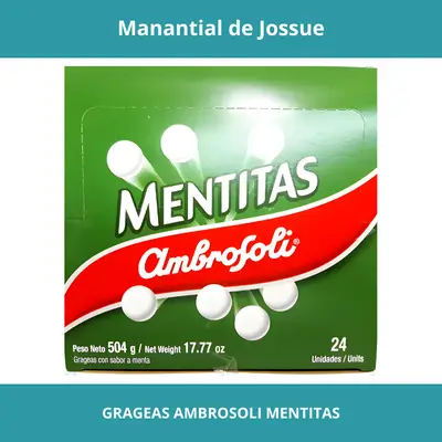 GRAGEAS AMBROSOLI MENTITAS X24UN 504G