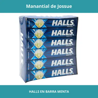 HALLS EN BARRA MENTA X12UN