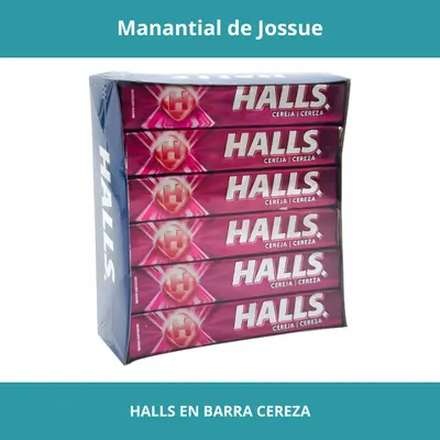 HALLS EN BARRA CEREZA X12UN