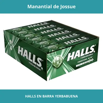 HALLS EN BARRA YERBABUENA X12UN
