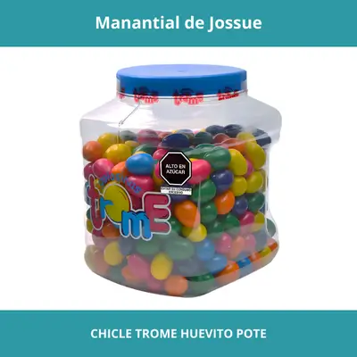 CHICLE HUEVITO TROME EN POTE AGRANEL
