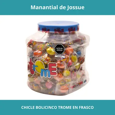CHICLE BOLICINCO TROME EN FRASCO
