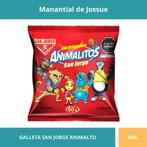 GALLETA SAN JORGE ANIMALTO 60G X20UN