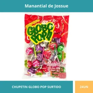 CHUPETIN GLOBO POP SURTIDO X24UN
