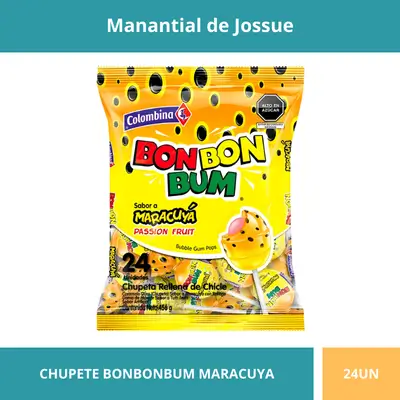 CHUPETE BONBONBUM MARACUYA X24