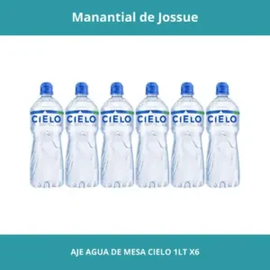 AJE AGUA DE MESA CIELO CONT.NETO 1LT X6