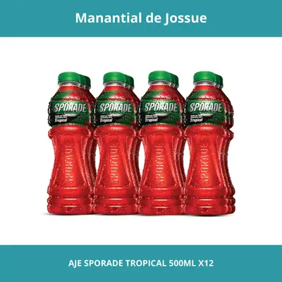 AJE SPORADE TROPICAL CONT.NETO 500ML X12