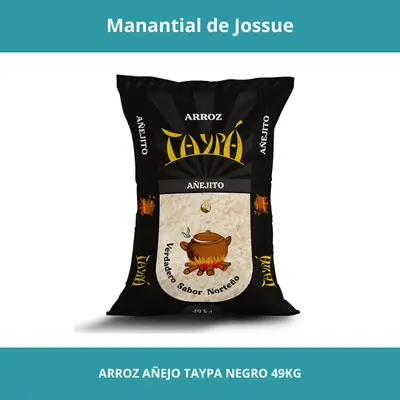 ARROZ AÑEJO TAYPA NEGRO PESO NETO 49KG