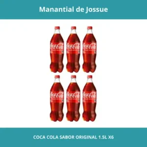 COCA COLA SABOR ORIGINAL CONT.NETO 1.5L X6