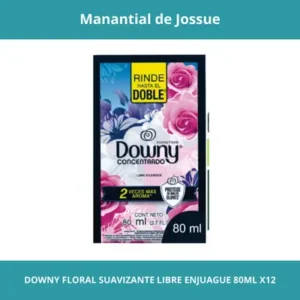 DOWNY FLORAL SUAVIZANTE LIBRE ENJUAGUE CONT.NETO 80ML X12