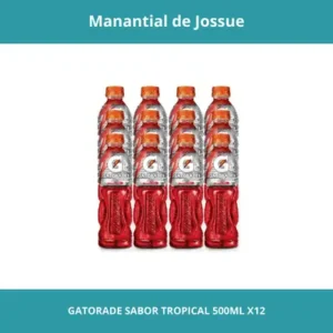 GATORADE SABOR TROPICAL CONT.NETO 500ML X12