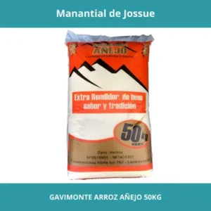 ARROZ GAVIMONTE AÑEJO PESO NETO X50G