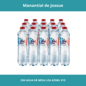 ISM AGUA DE MESA LOA CONT.NETO 625ML X15
