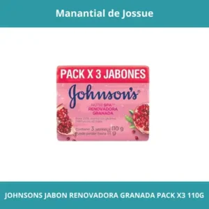 YOHNSONS JABON RENOVADORA GRANADA PACK X3 CONTIENE 110G
