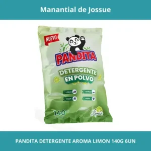 PANDITA DETERGENTE AROMA LIMON PESO NETO 140G 6UN