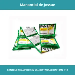PANTENE SHAMPOO SIN SAL RESTAURACION 18ML X12
