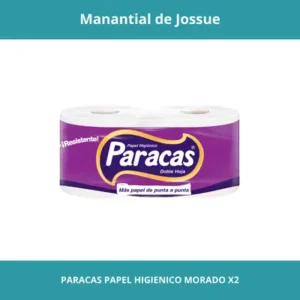 PARACAS PAPEL HIGIENICO MORADO X2
