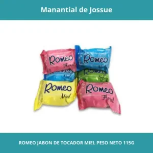 ROMEO JABON DE TOCADOR MIEL PESO NETO 115G
