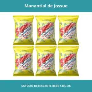 SAPOLIO DETERGENTE BEBE PESO NETO 140G X6