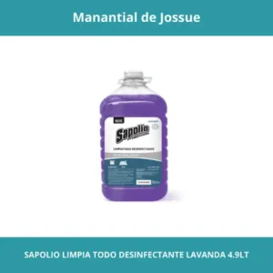 SAPOLIO LIMPIA TODO DESINFECTANTE LAVANDA CONT.NETO 4.9LT