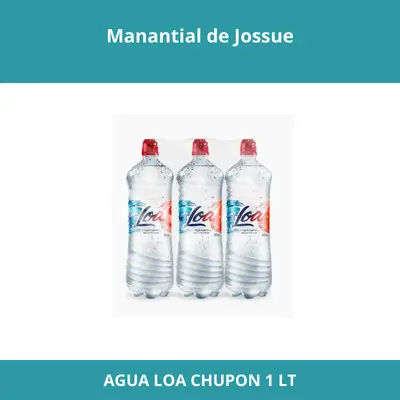 AGUA LOA CHUPON 1 LT X12