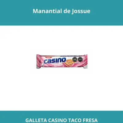 GALLETA CASINO TACO FRESA X6