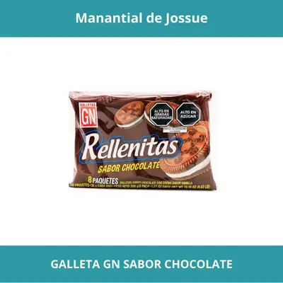 RELLENITAS GN SABOR CHOCOLATE X8