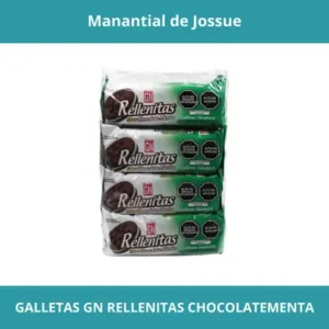 GALLETAS GN RELLENITAS SABOR CHOCOLATEMENTA X8